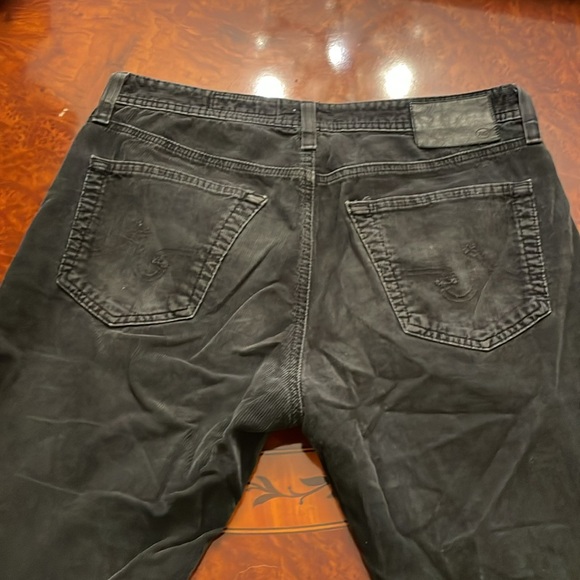 AG-ED Denim The Graduate Tailored Leg. Men's 32 black corduroy. Zipper fly. - Picture 5 of 6